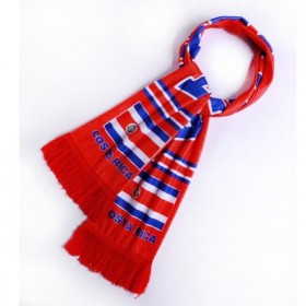 Costa Rica Copa do Mundo 2018 Cachecol Vermelho